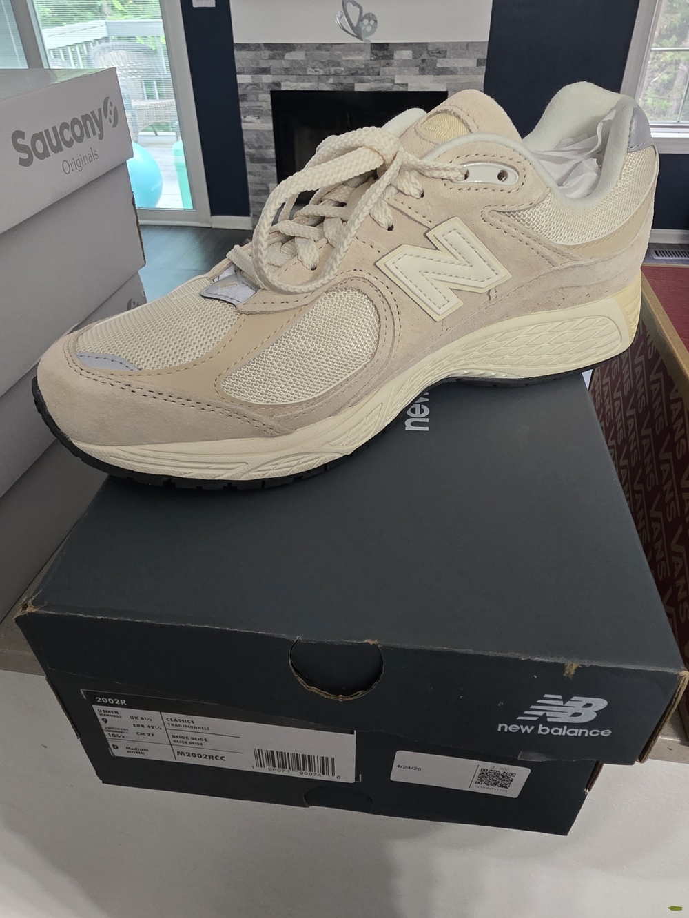 New Balance Beige/Cream 2002R Classic Sneaker